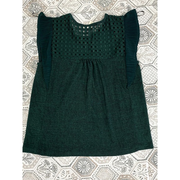 Dark Green Blouse Top by H&M Size Small - Picture 2 of 5
